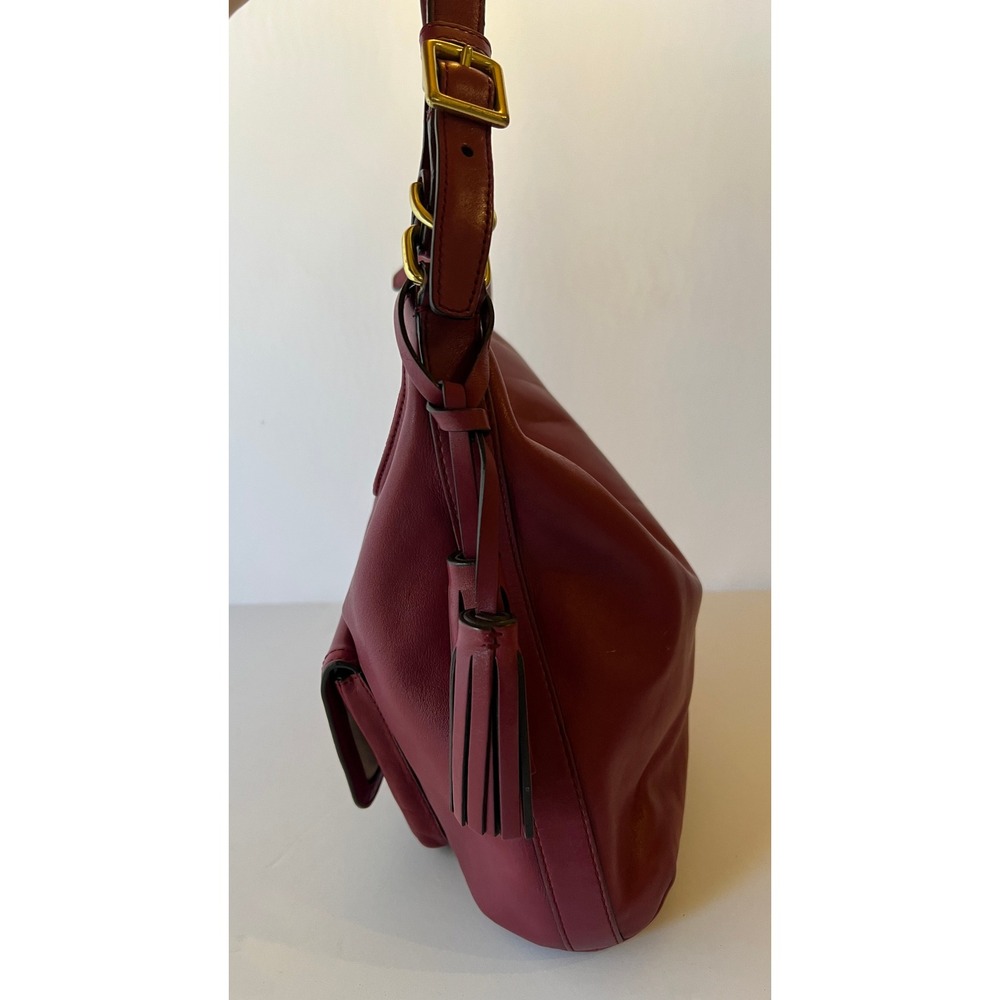 Coach Legacy Courtney Fuchsia Pink Leather Hobo Shoulder Bag 22381 - Picture 6 of 8